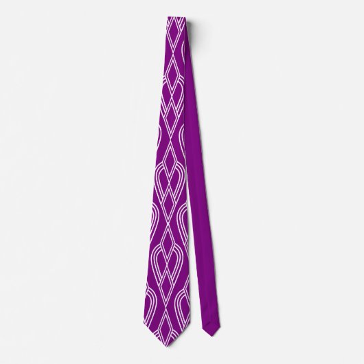 Cravate Fleurs Art Déco (Devant)