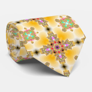 Cravate Fleurs Artdeco dans le style rétro