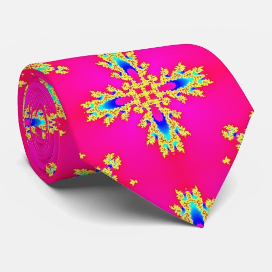 Cravate Fleurs Artdeco dans le style rétro (Roulé)