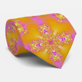 Cravate Fleurs Artdeco dans le style rétro (Roulé)