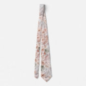 Cravate fleurs boho pampas herbe (Dos)