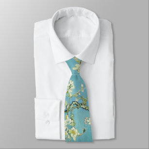 Cravate Fleurs d'amandes par van Gogh