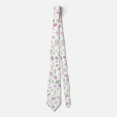 Cravate Fleurs d'aquarelle 1 (Devant)