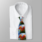 Cravate Fleurs de bégonia (Attaché)