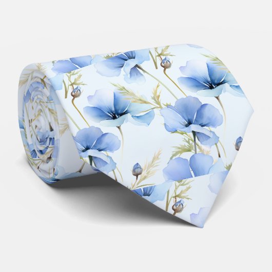 Cravate Fleurs de bureau décontractées Lien de cou Bohème (Roulé)