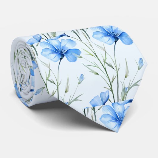 Cravate Fleurs de bureau décontractées Lien de cou Bohème (Roulé)