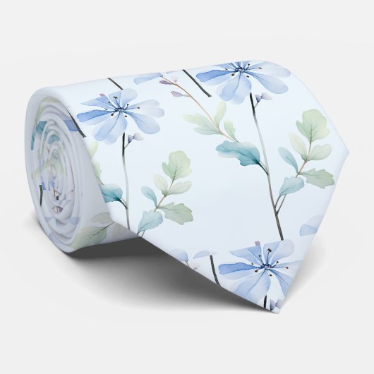 Cravate Fleurs de bureau décontractées Lien de cou Bohème (Roulé)