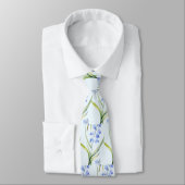 Cravate Fleurs de bureau décontractées Tie Bohème (Attaché)