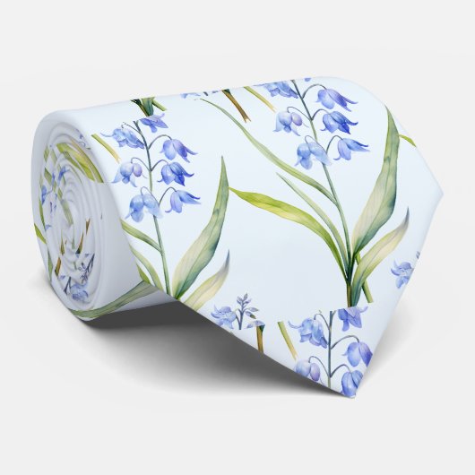Cravate Fleurs de bureau décontractées Tie Bohème (Roulé)