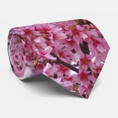 Cravate Fleurs de cerisier japonaises Sakura (Roulé)