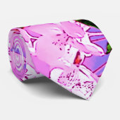Cravate Fleurs de cerisier roses (Roulé)