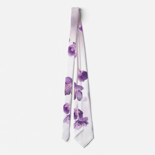 Cravate Fleurs de cerisiers (Dos)