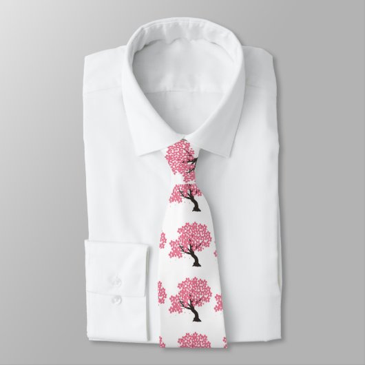 Cravate Fleurs de cerisiers au Sakura japonais Thunder_Cov (Attaché)
