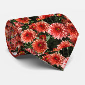 Cravate Fleurs de chrysanthème (Roulé)
