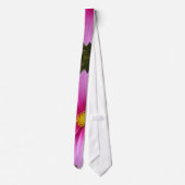 Cravate Fleurs de cosmos rose sauvage (Dos)
