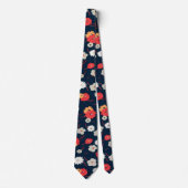 Cravate Fleurs de jardin (Devant)