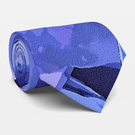 CRAVATE FLEURS DE JARDIN (Roulé)