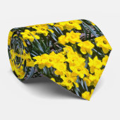 Cravate Fleurs de jonquilles (Roulé)