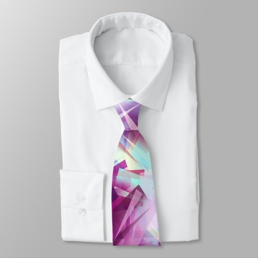 CRAVATE FLEURS DE LAVENDER (Attaché)