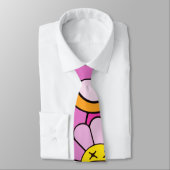 Cravate fleurs de Murakami (Attaché)
