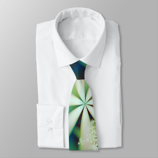 Cravate Fleurs de nuit 2 (Attaché)