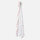 Cravate Fleurs de pavot rouge (Dos)