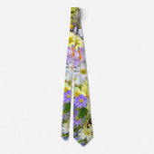 Cravate fleurs de printemps nouées (Dos)