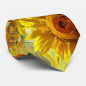 Cravate Fleurs de soleil (Roulé)