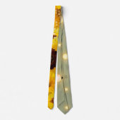 Cravate Fleurs de soleil rustiques Sage Wood Lumières Mari (Dos)