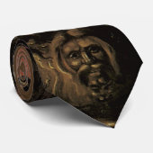 Cravate Fleurs de style baroque ancien, nature morte flora (Roulé)