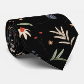 Cravate Fleurs d'eau simples 1 (Roulé)