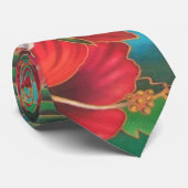 CRAVATE FLEURS DES FIDJI III (Roulé)