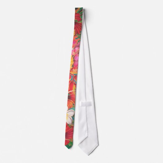 CRAVATE FLEURS DES FIDJI III (Dos)