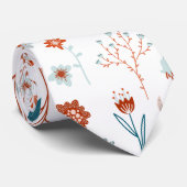 Cravate Fleurs d'été scandinaves (Roulé)