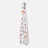 Cravate Fleurs d'été scandinaves (Dos)