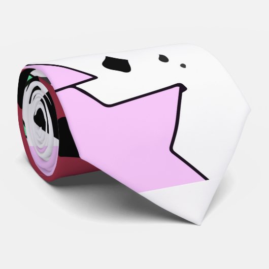 Cravate Fleurs d'étoile (Roulé)