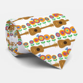 Cravate Fleurs d'ukulélé (Roulé)