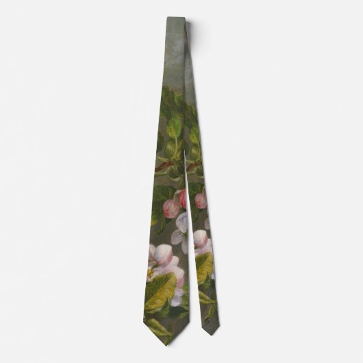 Cravate Fleurs et colibri 1875 d'Apple (Devant)