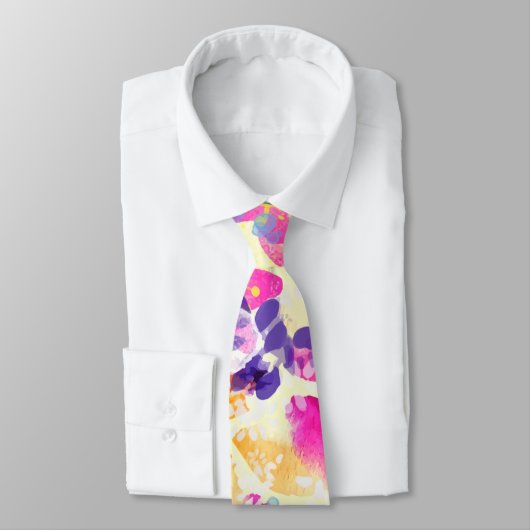 Cravate Fleurs fleurs sauvages de chabby Meadow (Attaché)