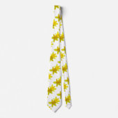 Cravate Fleurs jaunes (Devant)