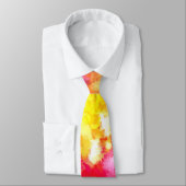 Cravate Fleurs lumineuses Abstraites (Attaché)