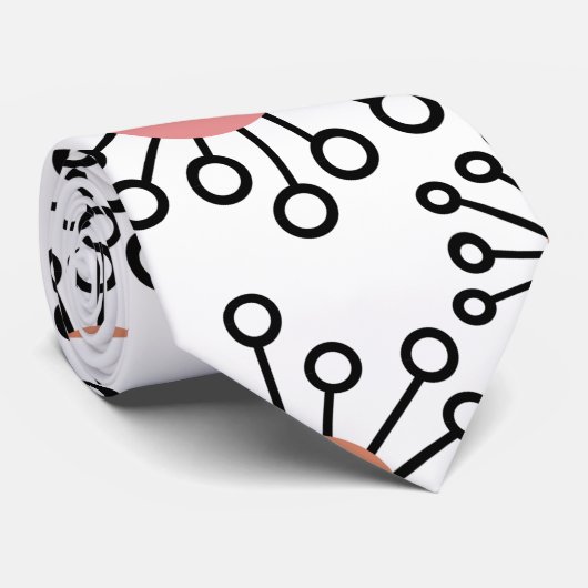 Cravate Fleurs MCM (Roulé)