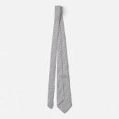 Cravate Fleurs Minuscules Gris Colombe (Dos)