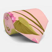 Cravate Fleurs Motif 17 (Roulé)