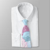 Cravate Fleurs Pastel (Attaché)