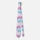 Cravate Fleurs Pastel (Devant)