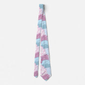 Cravate Fleurs Pastel (Dos)