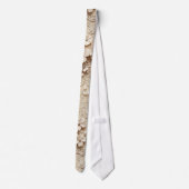 Cravate Fleurs Roses Aspect Dentelle (Dos)