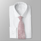 Cravate Fleurs roses monochromes Dusty (Attaché)