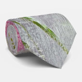 Cravate Fleurs roses sauvages (Roulé)